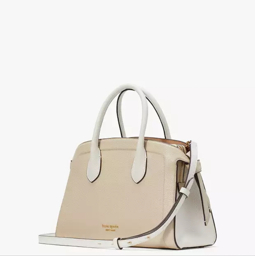 SALE🎉HOST PICK 🎉 KATE SPADE Knott Color blocked Medium Zip Top Satchel - Picture 6 of 15